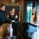 Barclay Hope (left), Nathalie Boltt, Madelaine Petsch